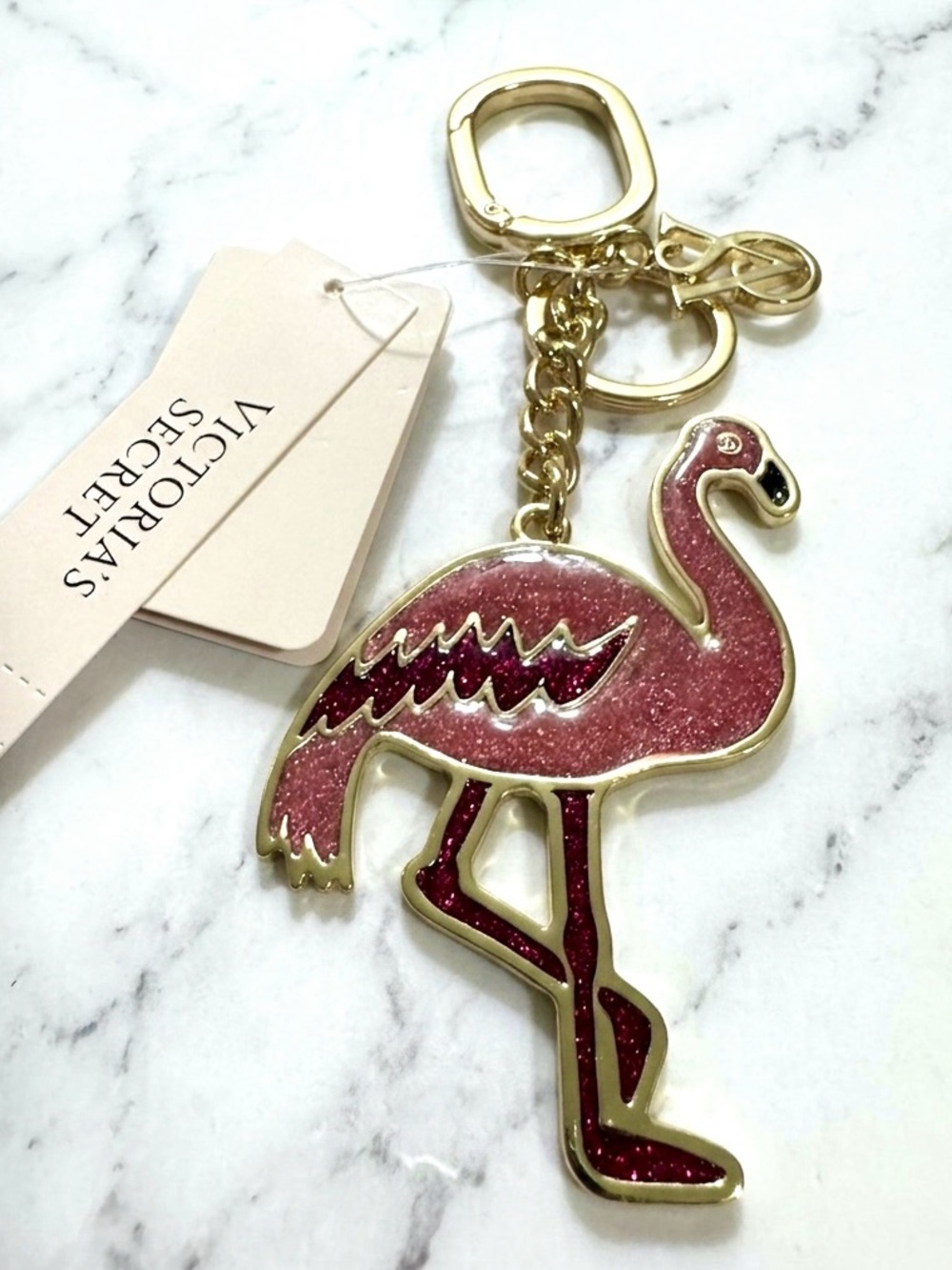 VICTORIA'S SECRET
Flamingo Bag Charm Keychain